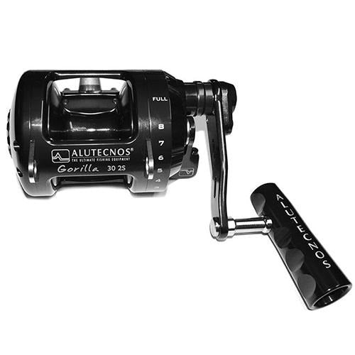 Alutecnos Albacore Gorilla 30 Two Speed Reel - Black - Bulluna.com