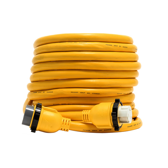 Camco 50 Amp Power Grip Marine Extension Cord - 50 M-Locking/F-Locking Adapter [55623] - Bulluna.com