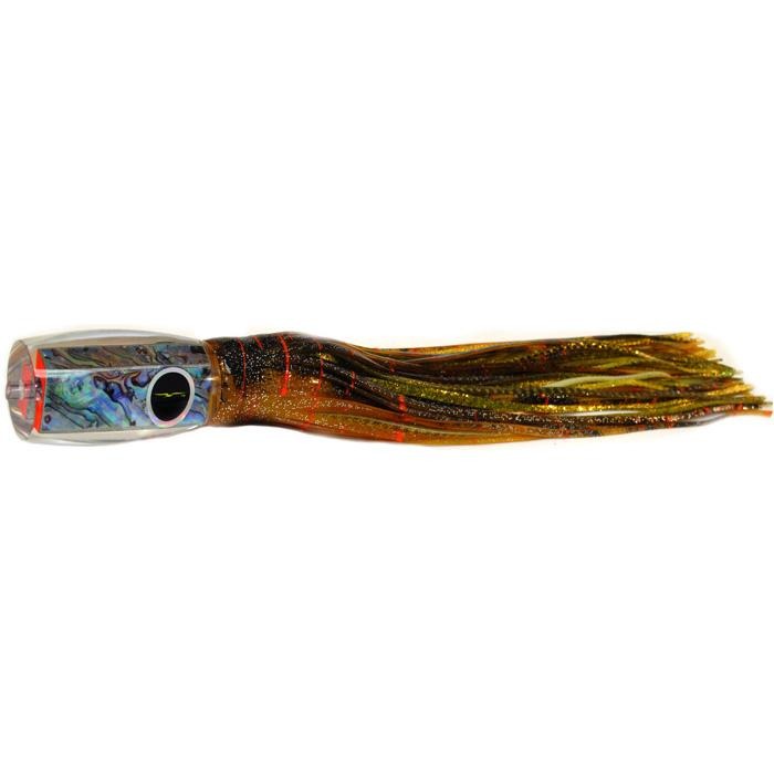 Black Bart 1656 Flat Nose Medium Heavy Tackle Lure - Brown Gold Orange/Gold Dot - Bulluna.com