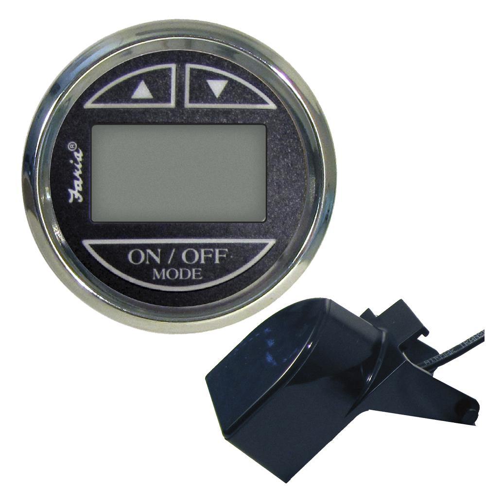 Faria Platinum 2" Depth Sounder w/Transom Mount Transducer [22025] - Bulluna.com