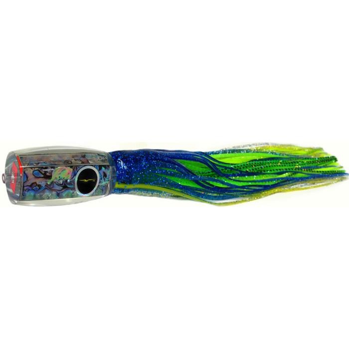 Black Bart 1656 Flat Nose Medium Heavy Tackle Lure - Blue Yellow/Green Chartreuse - Bulluna.com