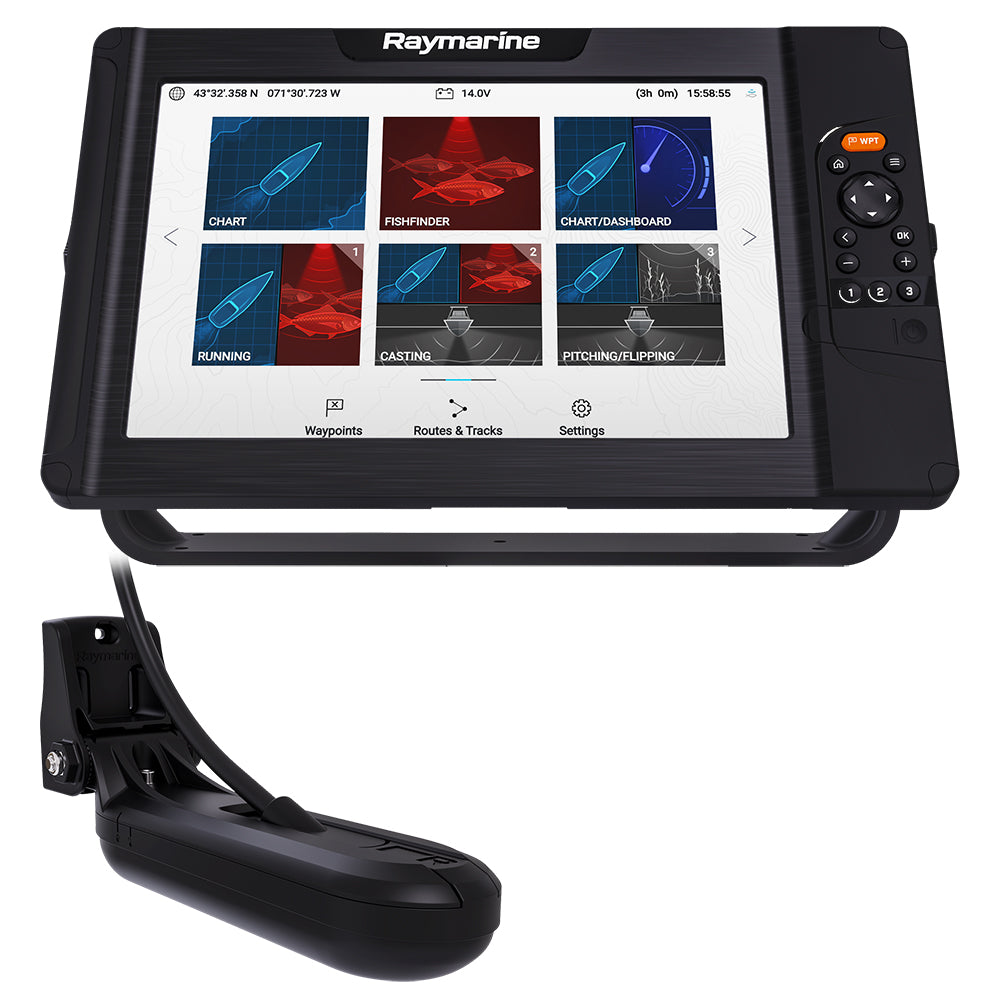 Raymarine Element 12 HV Combo w/HV-100 Transom Mount Transducer  Lighthouse North America Chart [E70536-05-102] - Bulluna.com