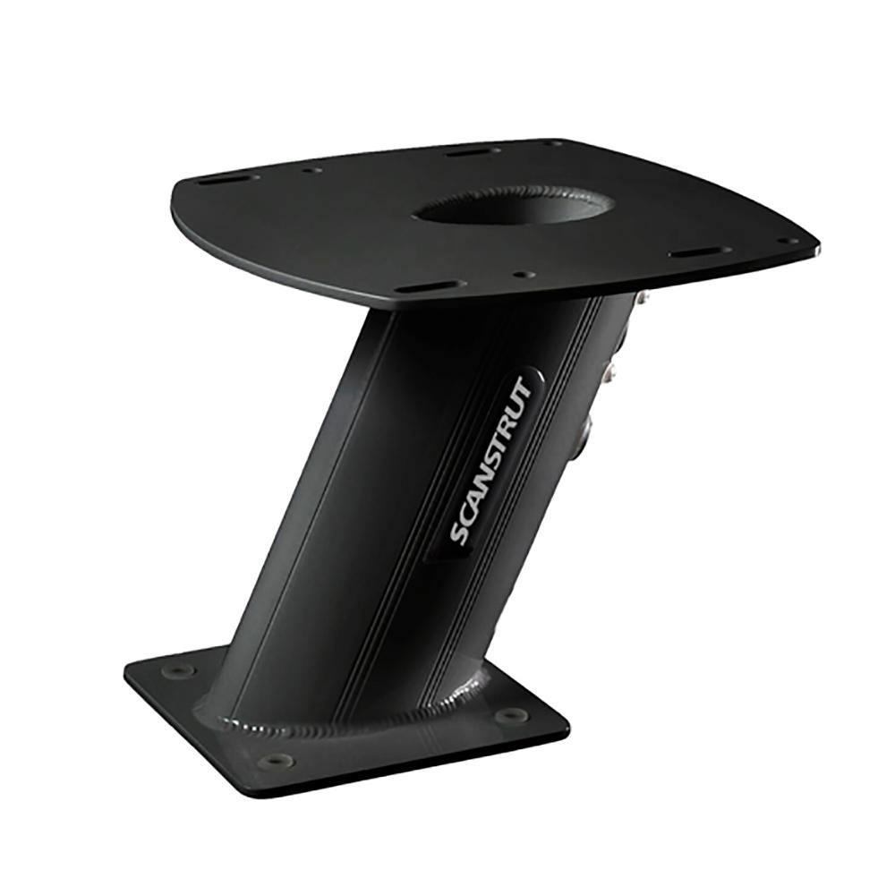 Scanstrut PowerTower 10" Aluminum 2kW/4kW Raymarine, Garmin, Navico Aft Lean - Black [APT-250-01-BLK] - Bulluna.com