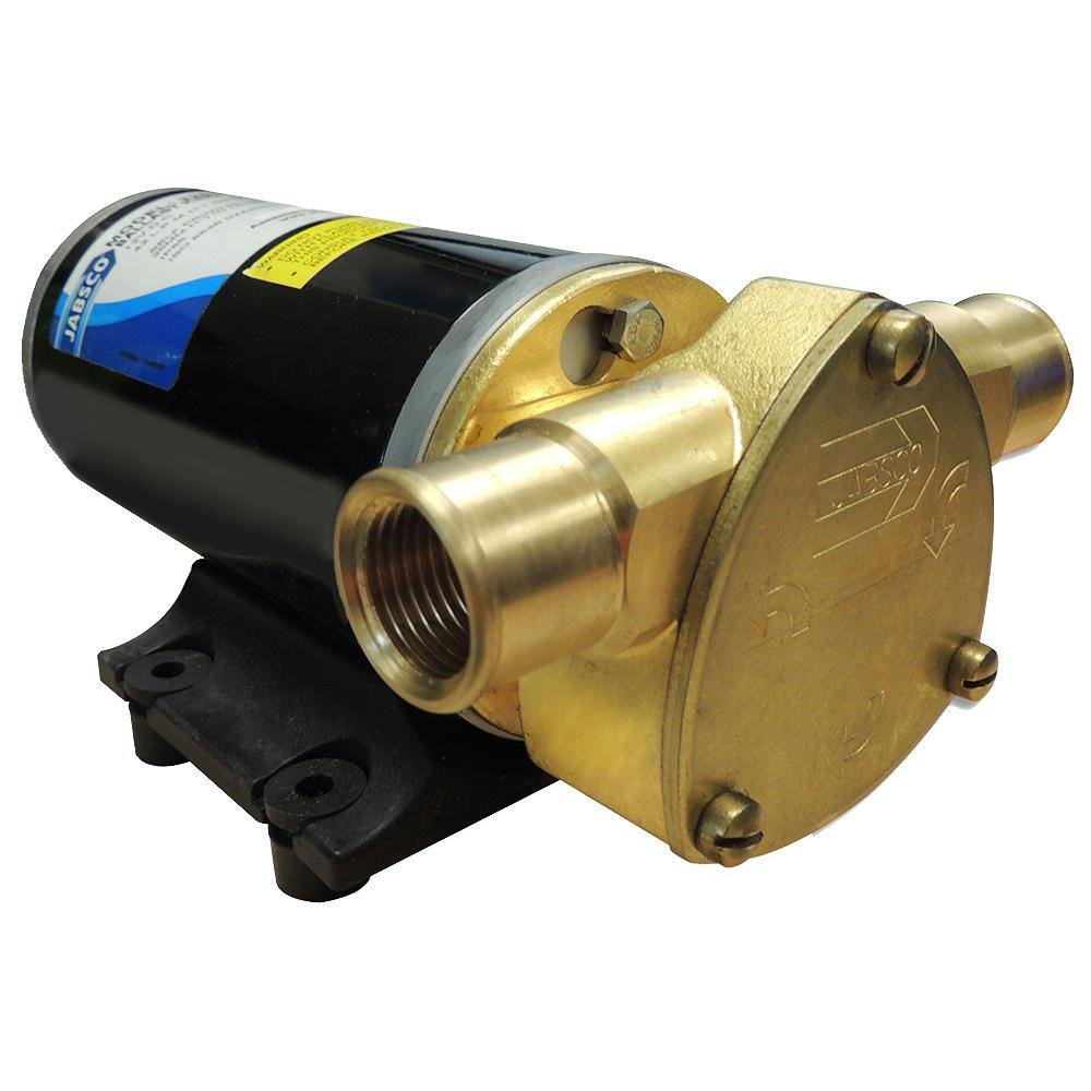 Jabsco Ballast King Bronze DC Pump with Deutsch Connector - No Reversing Switch - 15 GPM [22610-9427] - Bulluna.com