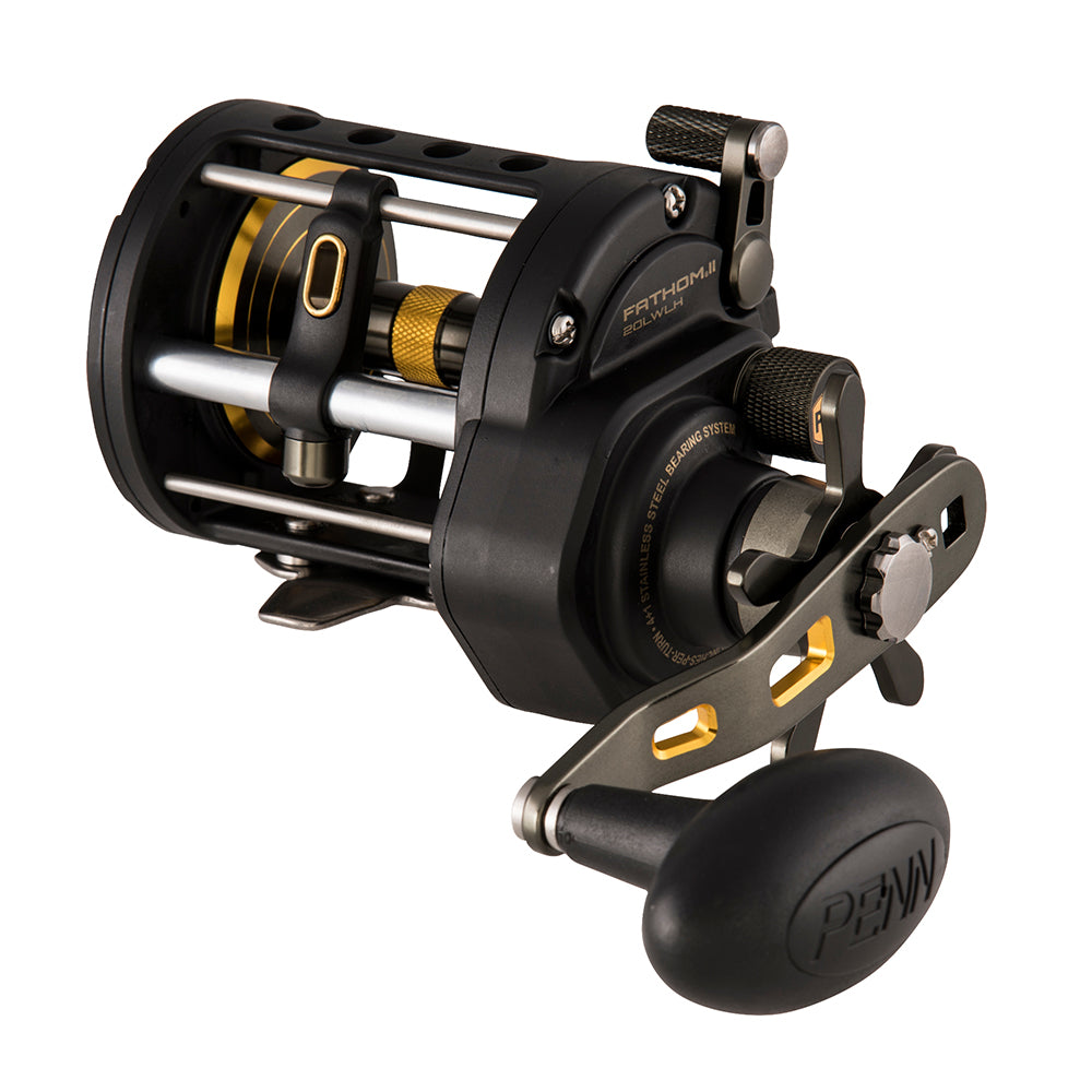 PENN FTHII20LWLH Fathom II Level Wind 20 Left Hand Reel [1481308] - Bulluna.com