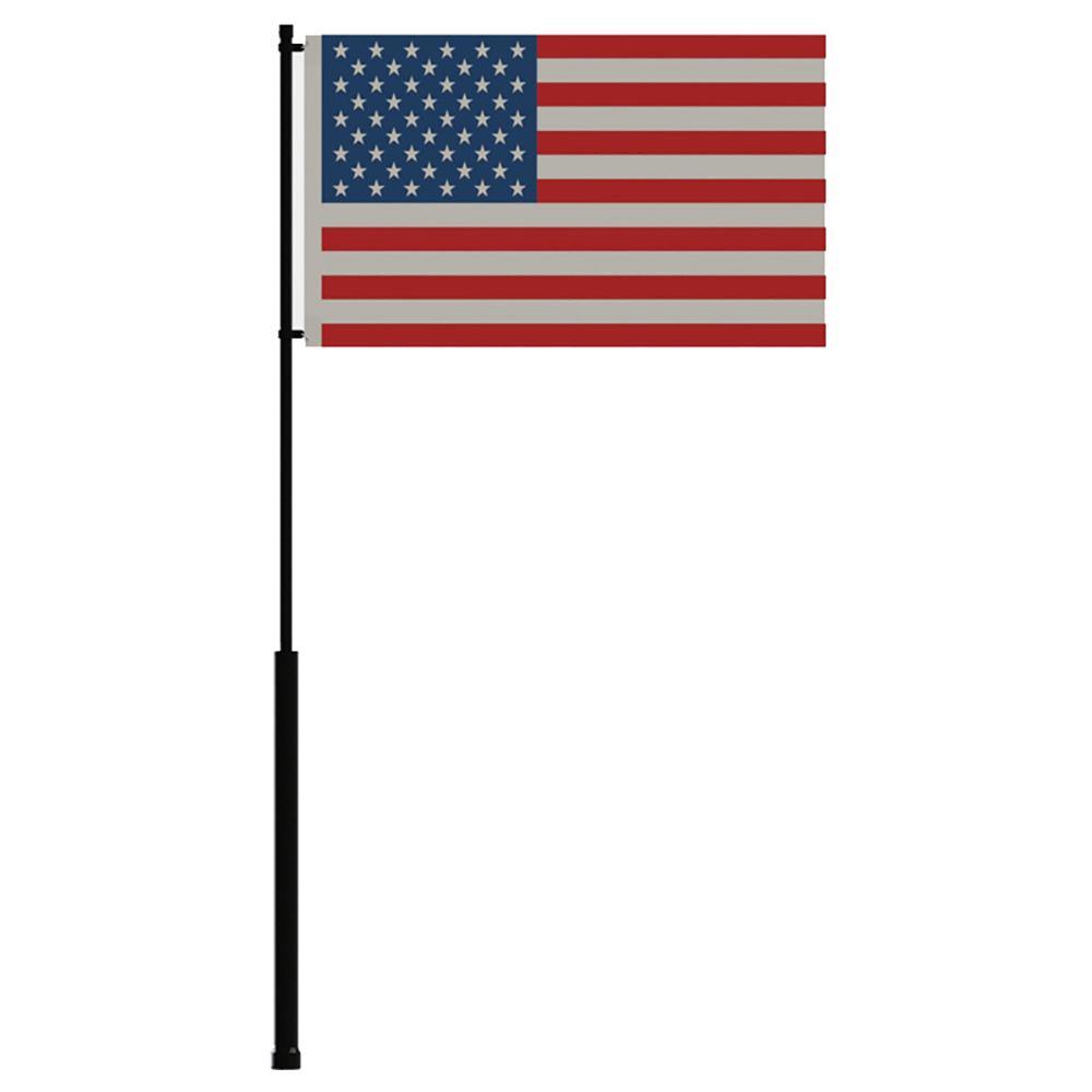 Mate Series Flag Pole - 36" w/USA Flag [FP36USA] - Bulluna.com