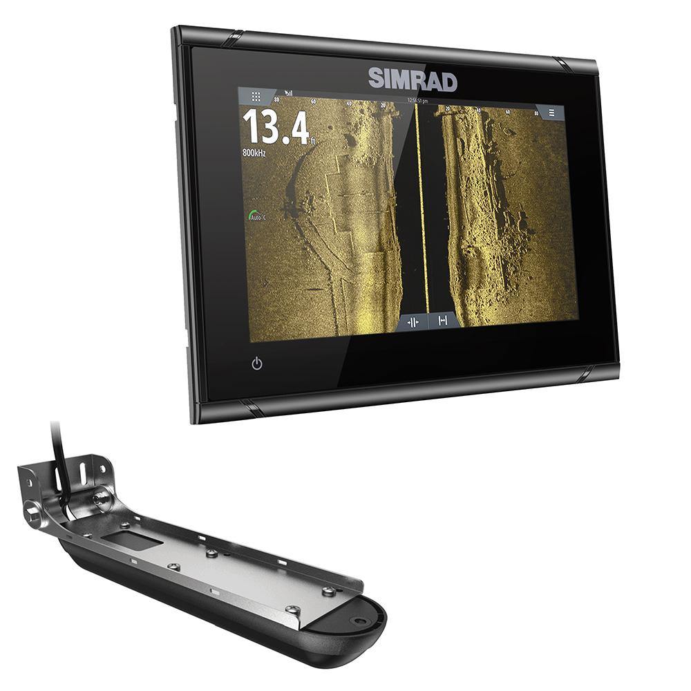 Simrad GO7 XSR Chartplotter/Fishfinder w/Active Imaging 3-in-1 Transom Mount Transducer  C-MAP Discover Chart [000-14838-002] - Bulluna.com