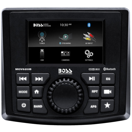 Boss Audio MGV520B Marine Stereo Head Unit - AM/FM/BT/USB [MGV520B] - Bulluna.com