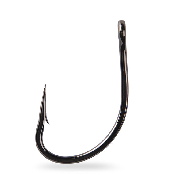 Mustad O'Shaughnessy Black Nickel Bait Hook - 25 Units - Bulluna.com