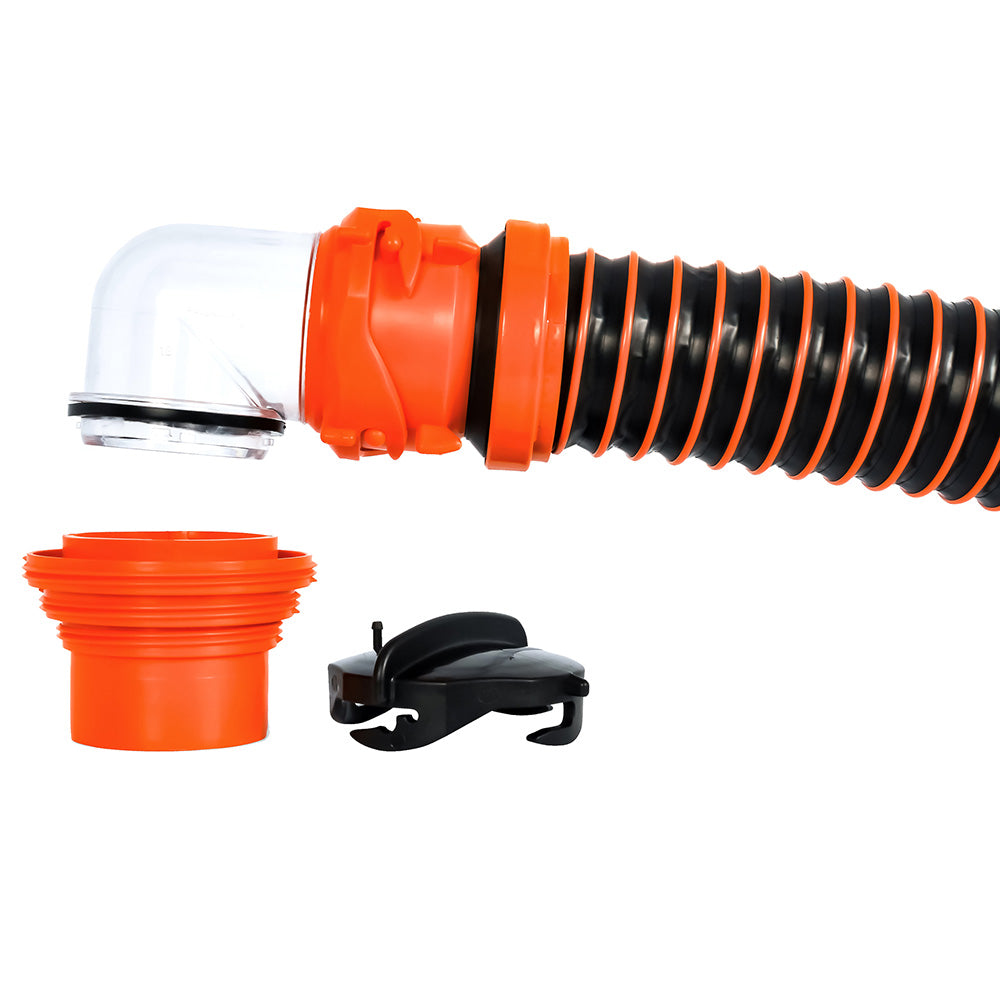 Camco RhinoEXTREME 20 Sewer Hose Kit w/4 In 1 Elbow Caps [39867]