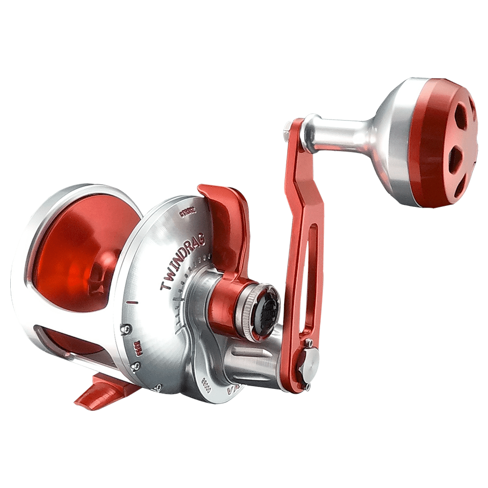 Accurate BV-600 Boss Valiant Conventional Reel - Red/Silver - Bulluna.com