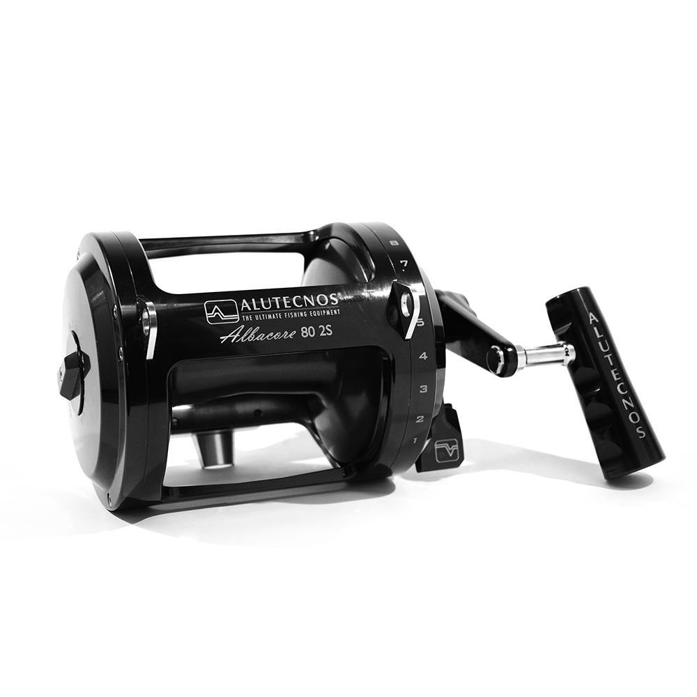 Alutecnos Albacore 80 Two Speed Reel - Black - Bulluna.com