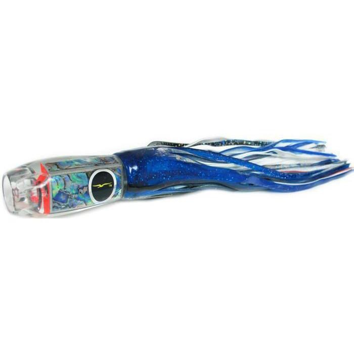 Black Bart Super ProJet Medium Heavy Tackle Lure - Blue Foil/White - Bulluna.com