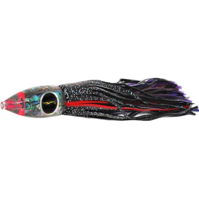 Black Bart Wicked Medium Tackle Lure - Black Red/Purple Fleck - Bulluna.com