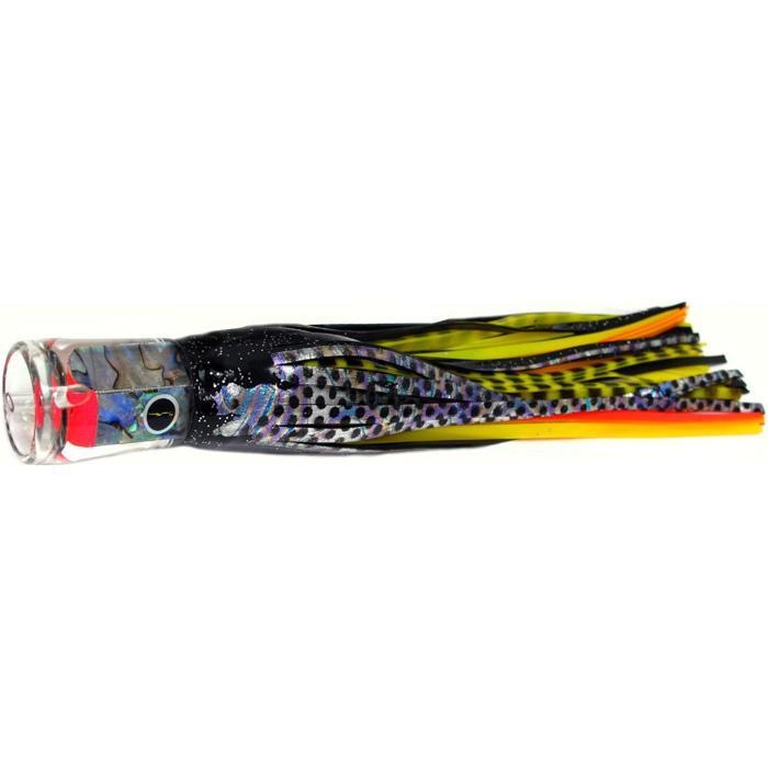 Black Bart El Squid Senior Medium Tackle Lure - Black Dot/Yellow Tiger - Bulluna.com