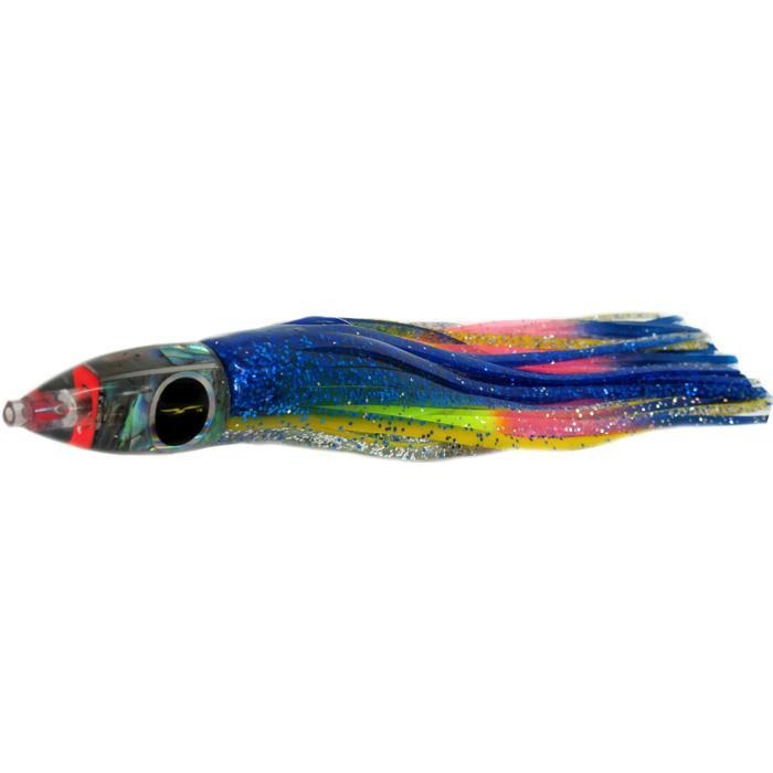 Black Bart Wicked Medium Tackle Lure - Blue Yellow/Rainbow - Bulluna.com