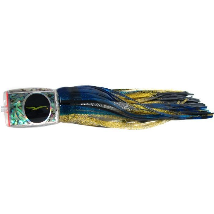 Black Bart Marlin Candy Medium Heavy Tackle Lure - Yellowfin/Silver Gold Black - Bulluna.com