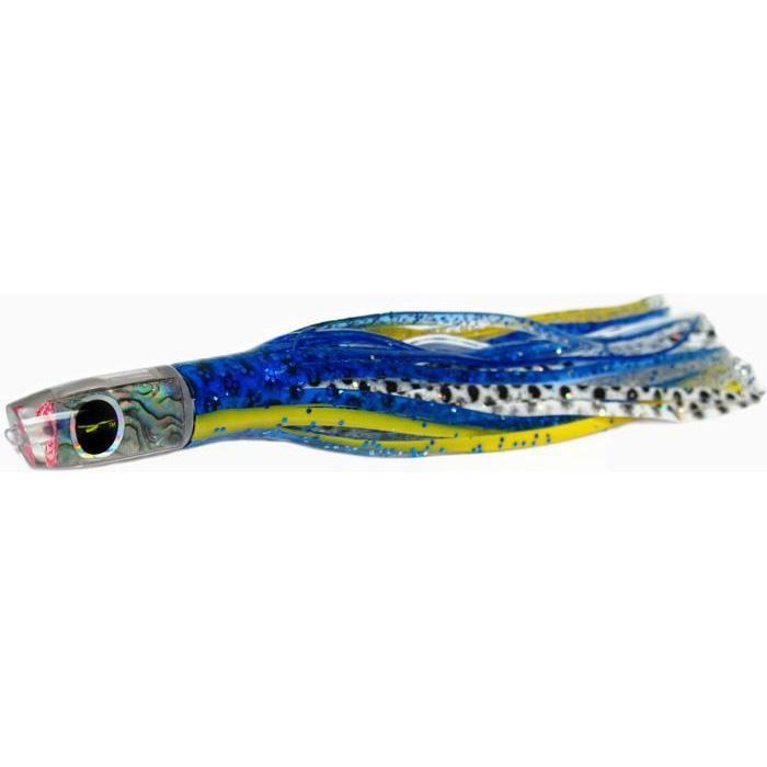 Black Bart Demon Micro Bait Lure - Blue Yellow/White Dot - Bulluna.com