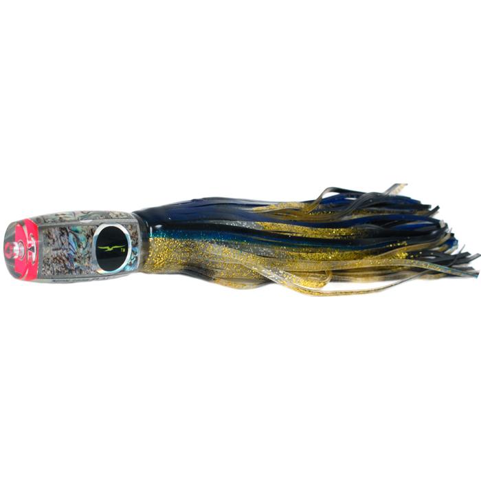 Black Bart Mini 1656 Flat Nose Medium Tackle Lure - Black Blue Dot/Purple Fleck - Bulluna.com