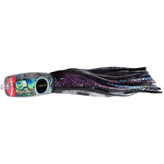 Black Bart Mini 1656 Flat Nose Medium Tackle Lure - Black Blue Dot/Purple Fleck - Bulluna.com