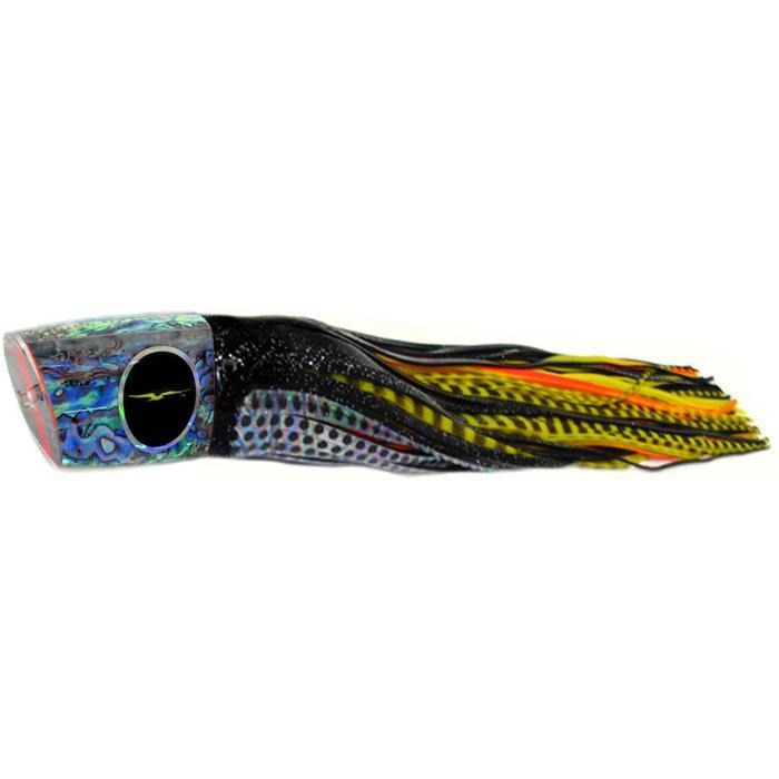 Black Bart Zulu Heavy Tackle Lure - Black Dot/Yellow Black Tiger - Bulluna.com