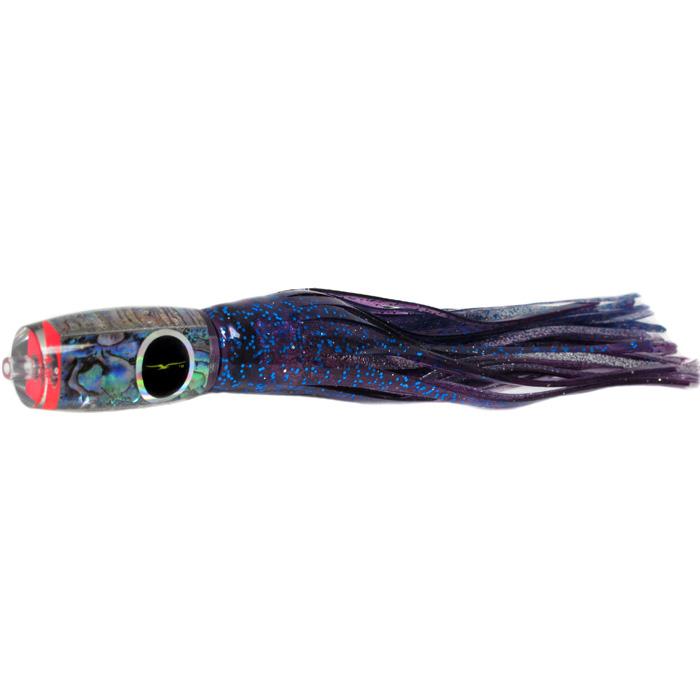 Black Bart Mini 1656 Flat Nose Medium Tackle Lure - Black Blue Dot/Purple Fleck - Bulluna.com