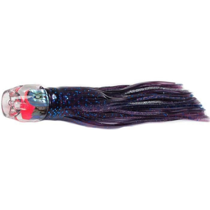 Black Bart Hex Jet Light Tackle Lure - Purple Fleck/Purple Blue Dot - Bulluna.com