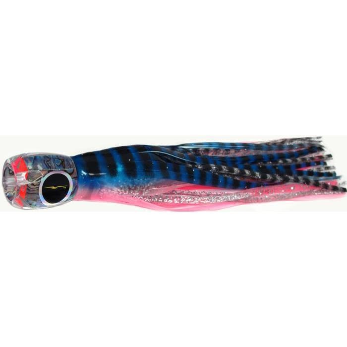 Black Bart Tahitian Prowler Medium Tackle Lure - Blue Pink Tiger/Silver Tiger - Bulluna.com