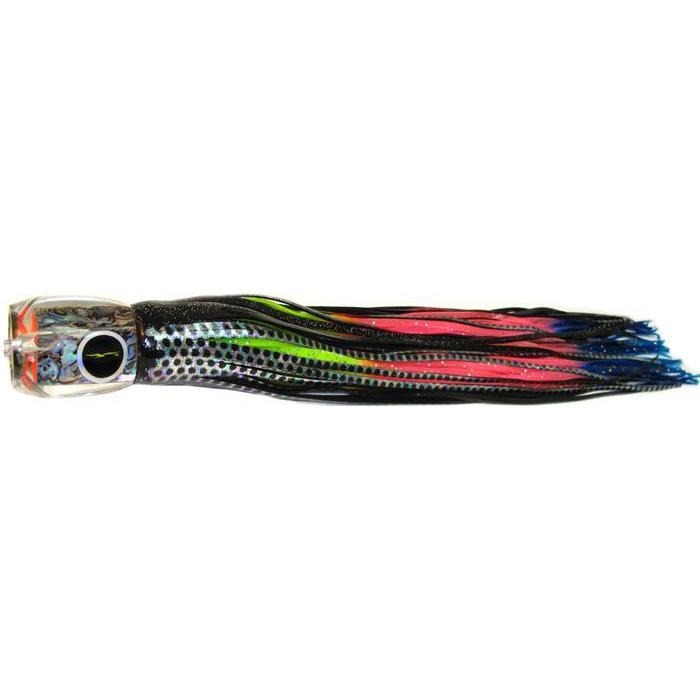 Black Bart Saint Thomas Prowler Medium Heavy Tackle Lure - Black Dot/Rainbow - Bulluna.com