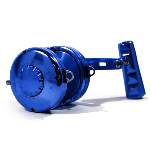 Alutecnos Albacore Gorilla 20 One Speed Reel - Blue - Bulluna.com