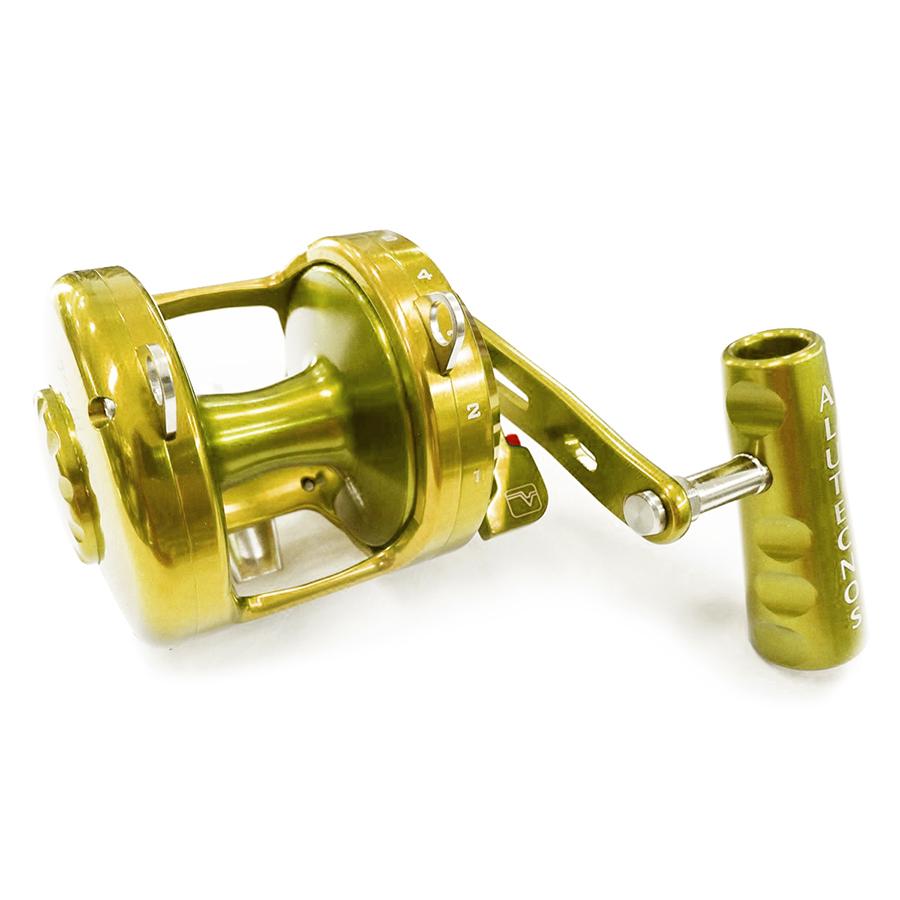 Alutecnos Albacore Gorilla 20V One Speed Reel - Gold - Bulluna.com