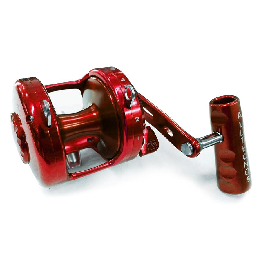 Alutecnos Albacore Gorilla 20V One Speed Reel - Red - Bulluna.com