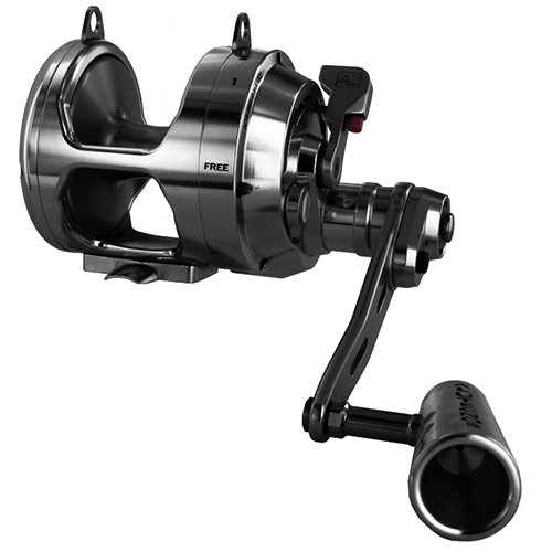 Alutecnos Albacore Gorilla 20 Two Speed Reel - Gun Metal - Bulluna.com