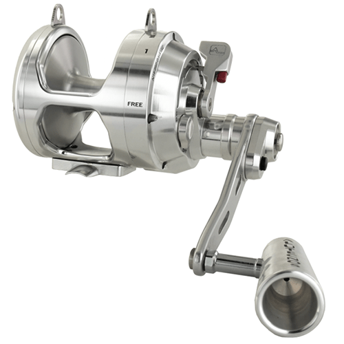 Alutecnos Albacore Gorilla 20 Two Speed Reel - Silver - Bulluna.com