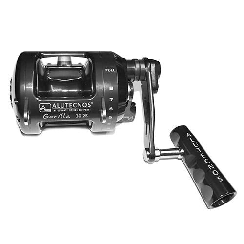 Alutecnos Albacore Gorilla 30 Two Speed Reel - Gun Metal - Bulluna.com