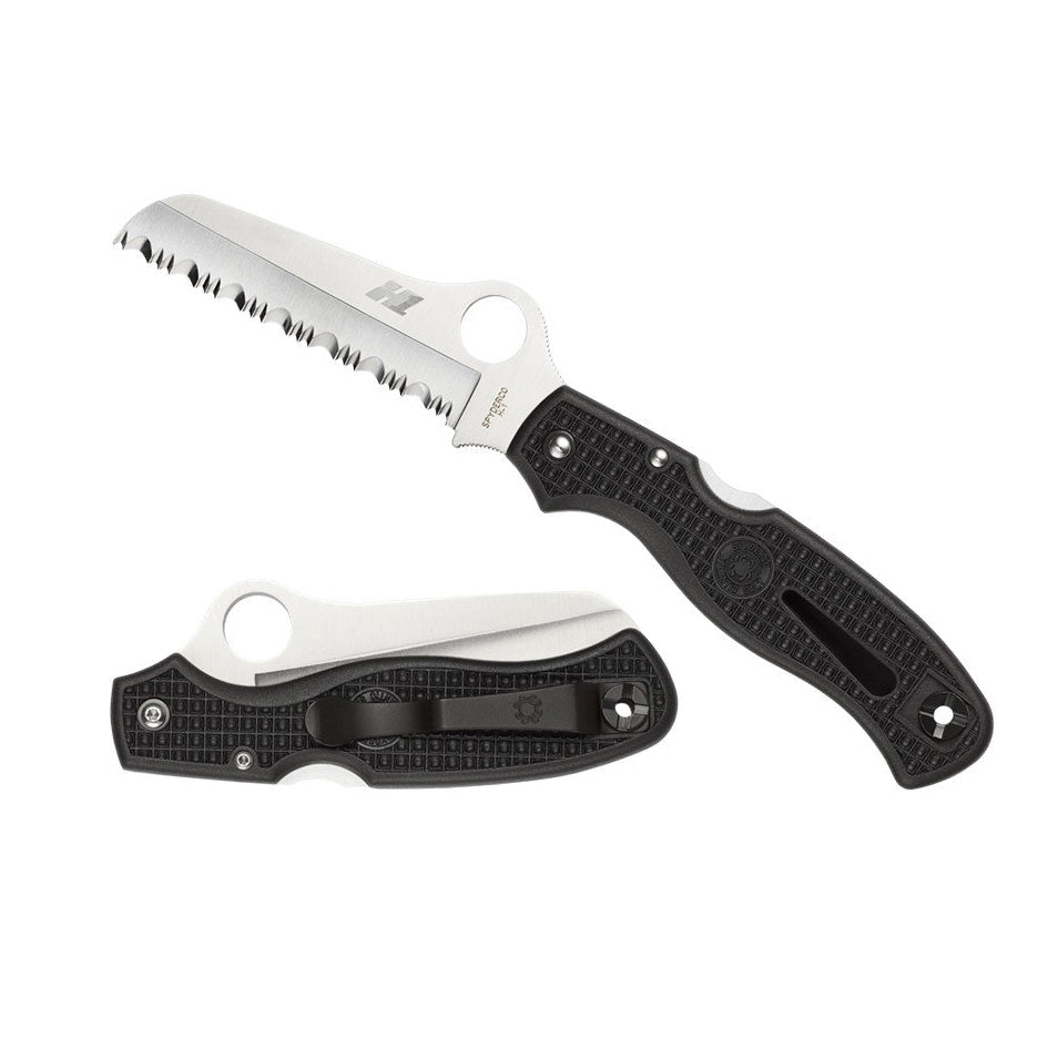 Spyderco Atlantic Salt Fiberglass Reinforced Nylon Spyderedge Knife - Bulluna.com