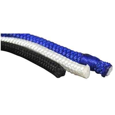 Marpac Braided MFP Fender Lines with 2 Inch Loop - 3/8 x 72 Inches - Black - 396 Pounds - Bulluna.com