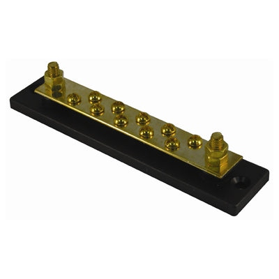 Marpac Terminal Junction Block with Solid Brass Bus Bar - 10 Gang - Bulluna.com