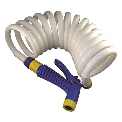 Marpac 1/2 Inch x 25 Feet Coiled Washdown Hose With Nozzle - Bulluna.com