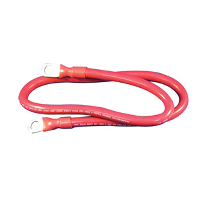 Marpac Tinned Copper Battery Cable - 2 Gauge - 72 Inches - Red - Bulluna.com