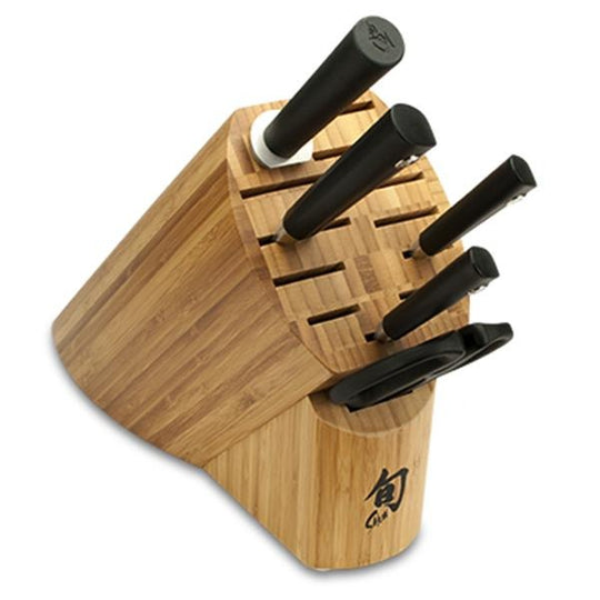 Shun Sora 6 Piece Block Knife Set - Bulluna.com